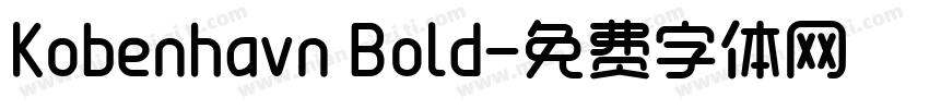 Kobenhavn Bold字体转换